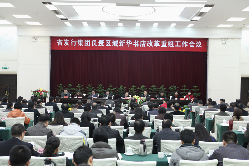 集团召开负责区域内市县新华书店改革重组工作会议